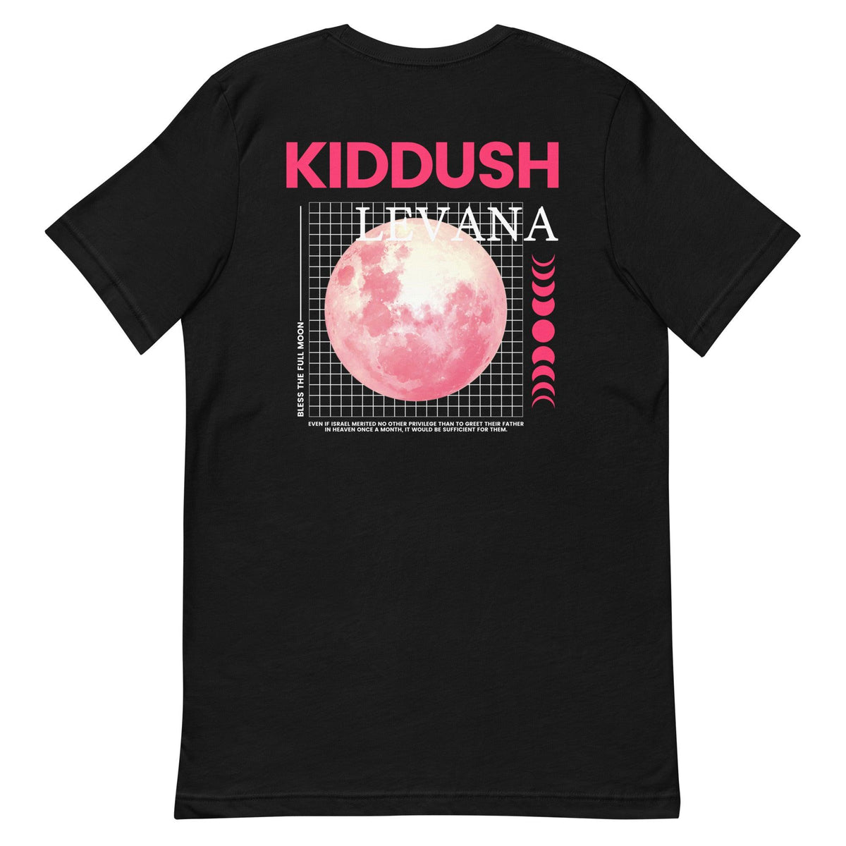 Tokyo Moon — black — T-shirt — back view