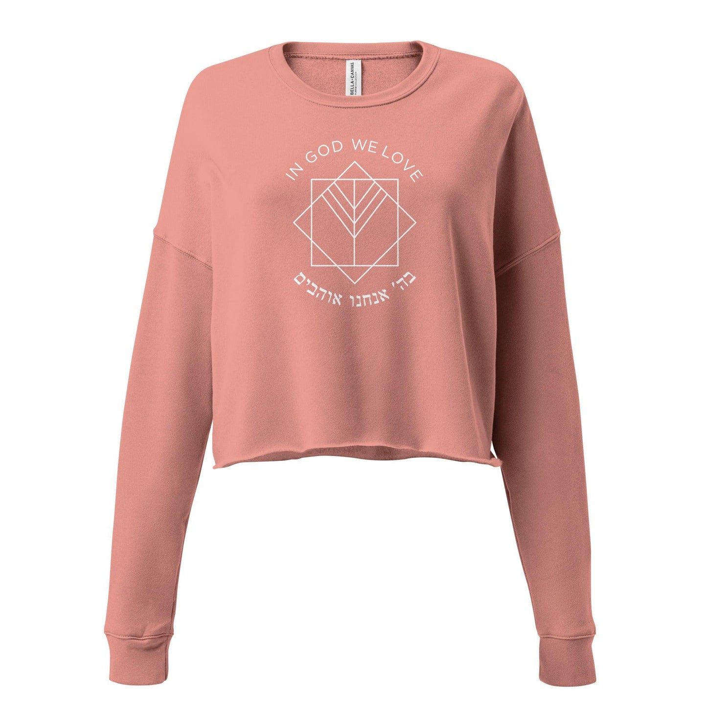 Logo Queen Crop Crewneck Sweatshirt